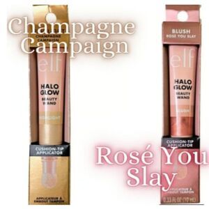 NIB Elf Halo Glow Contour, Blush or Highlighter with Applicator, so so good!!